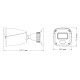 IP-відеокамера 2Mp TVT TD-9421S4L-C(D/PE/AW1) Black f=2.8mm, ІЧ+LED-підсвічування, з мікрофоном