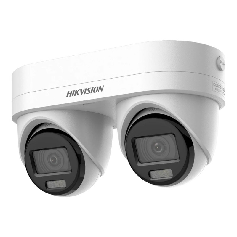 IP-відеокамера 4Mp+4Mp Hikvision DS-2CD2343G2D-LIZ2UY/SRB f=2.8mm+4mm, ІЧ+LED, з мікрофоном