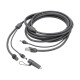 Кабель живлення та передачі даних 2 в 1 DC+Ethernet для Starlink Mini з перехідником Type-C 5м
