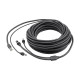 Кабель живлення та передачі даних 2 в 1 DC+Ethernet для Starlink Mini з перехідником Type-C 15м