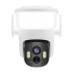IP PTZ-відеокамера автономна з WiFi, прожектором та сонячною панеллю 3Mp Light Vision VLC-6103WLS White (Lamp+Solar) (CareCam Pro) f=3.6mm, на акумуляторних батареях