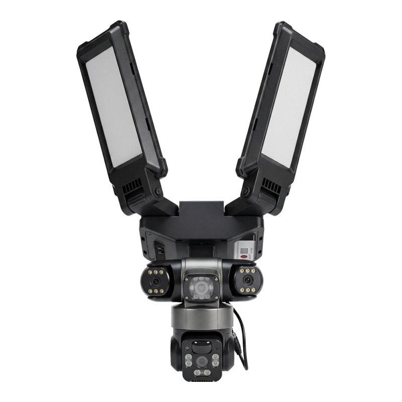 IP PTZ-відеокамера автономна з WiFi, прожектором та сонячною панеллю 3Mp+3Mp+3Mp Light Vision VLC-1223WIL/3C (Lamp+Solar) f=4mm, на акумуляторних батареях