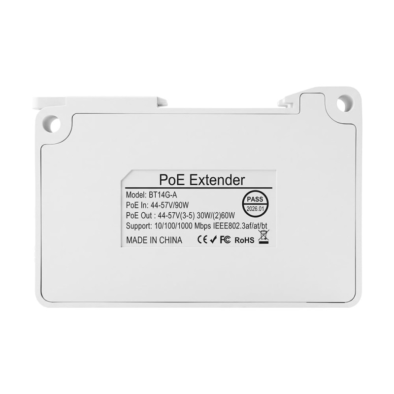 PoE-розширювач на DIN-рейку NVC-POE 4/1000 DIN