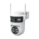 IP PTZ-відеокамера з WiFi 4Mp+4Mp Light Vision VLC-9304WI/2C (Tuya) f=4mm, ІЧ+LED-підсвічування, з мікрофоном