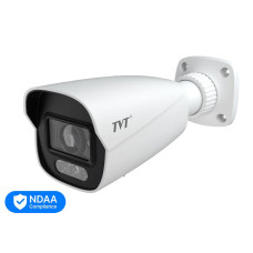 IP-відеокамера 4Mp TVT TD-9442C4-A(PE/AW3) White Full Color f=2.8mm, ІЧ+LED-підсвічування, з мікрофоном