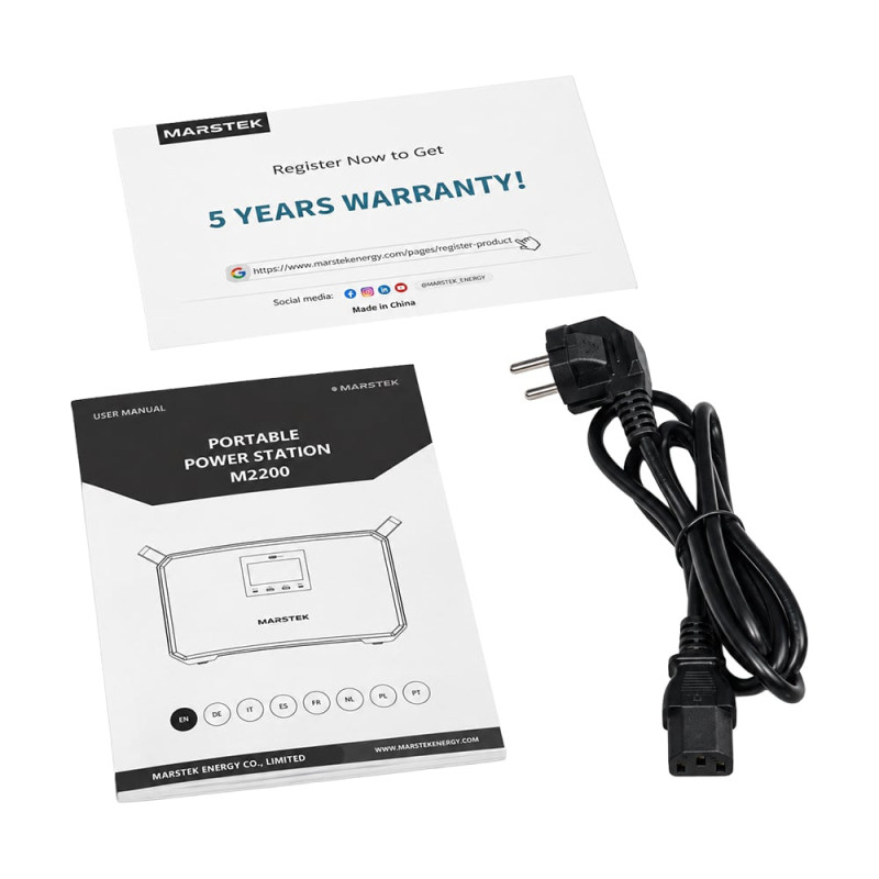 Портативна зарядна станція Marstek M2200 2400W 2240Wh
