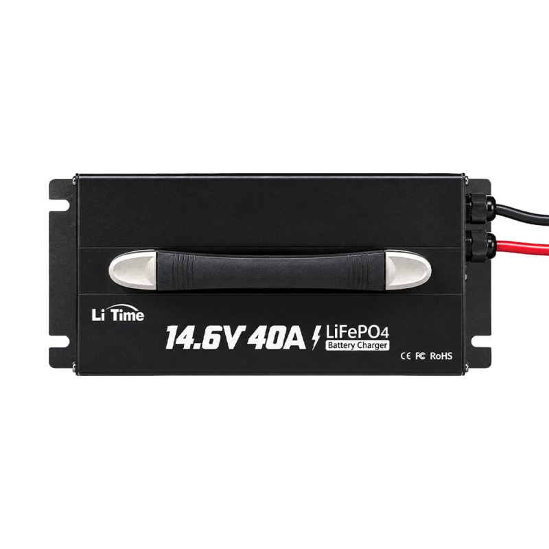 Зарядний пристрій для акумуляторних батарей LiFePO4 14.6V/40A LiTime L12V40A-BCHA-Y