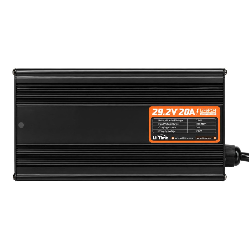 Зарядний пристрій для акумуляторних батарей LiFePO4 29.2V/20A LiTime L24V20A-BCHA-X
