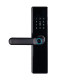 Замок біометричний автономний Trinix TRL-5402BTF Black з Bluetooth, зчитувачем відбитків пальців і карт Mifare