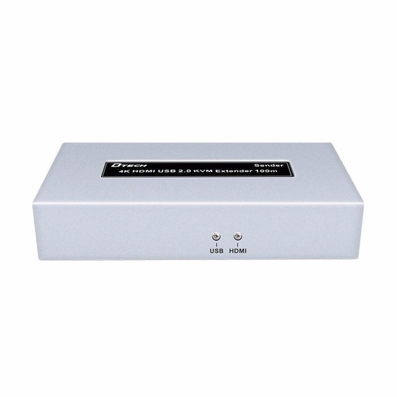 Подовжувач 4K HDMI і USB 2.0 KVM 100m Dtech DT-7051