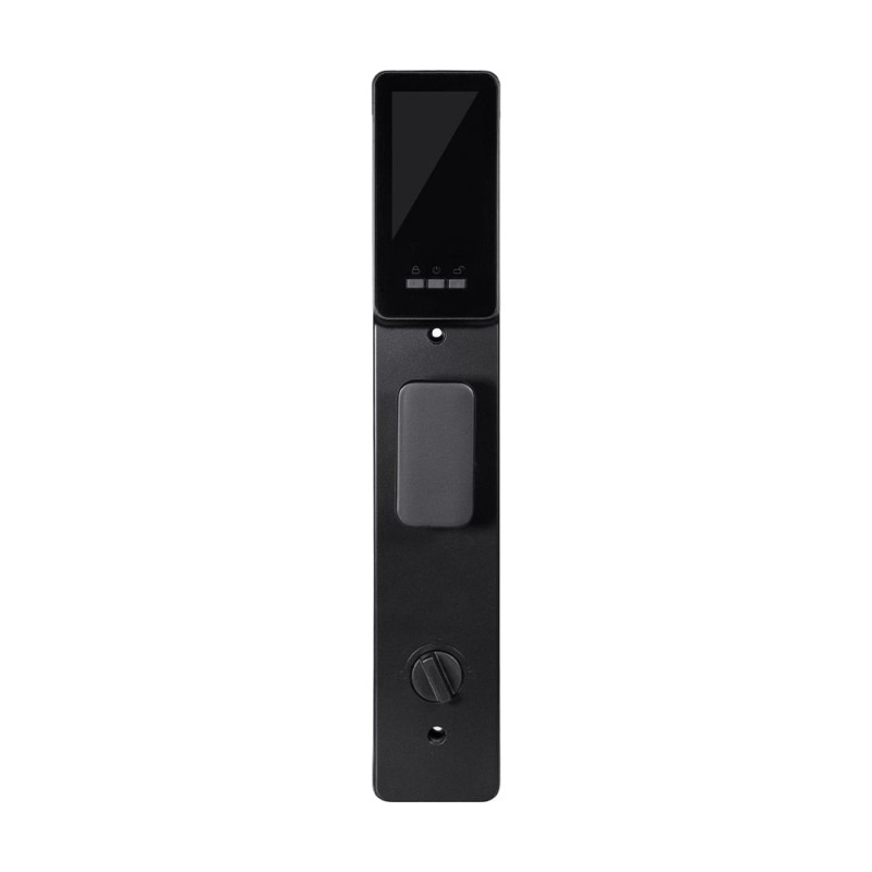 Замок біометричний автономний Trinix TRL-8803BTV Black L/R з Bluetooth та Wi-Fi, розпізнаванням облич, долоней, зчитувачем відбитків пальців і карт Mifare