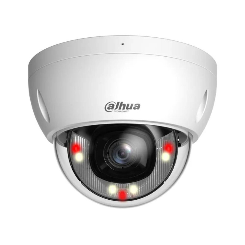 IP-відеокамера 2 Мп Dahua DH-IPC-HDBW2249E-S-IL (2.8 мм) з подвійним підсвічуванням та мікрофоном для системи відеонагляду