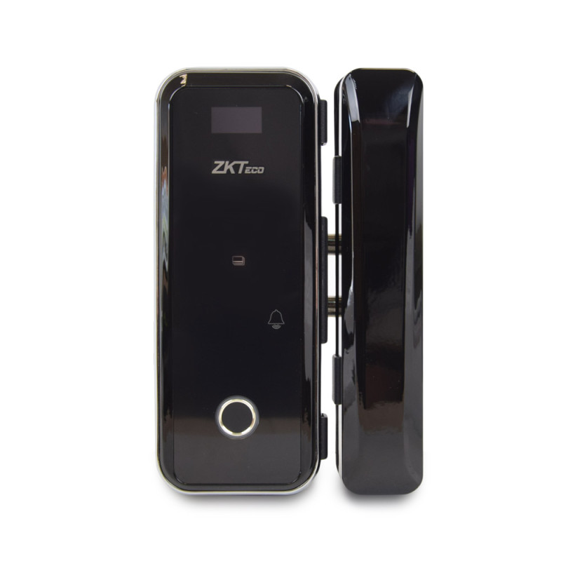 Smart замок ZKTeco GL300 left для скляних дверей зі сканером відбитку пальця і зчитувачем Mifare