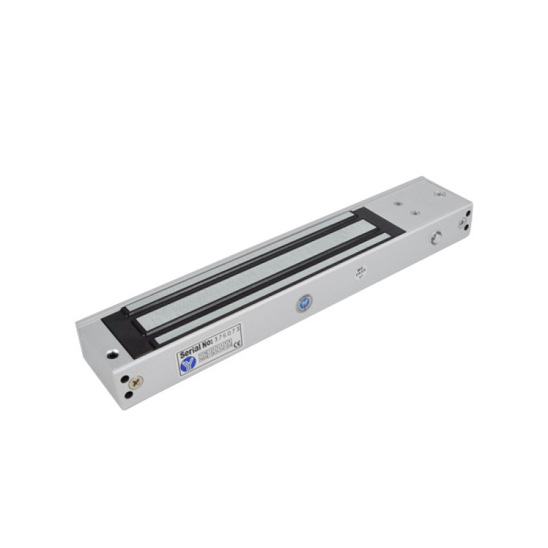 Електромагнітний замок Yli Electronic YM-280N(LED)-DS зі світловою індикацією, датчиком стану замка і дверей для системи контролю доступу