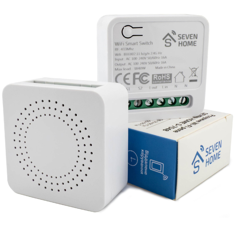 Розумне Wi-Fi реле SEVEN HOME S-7048