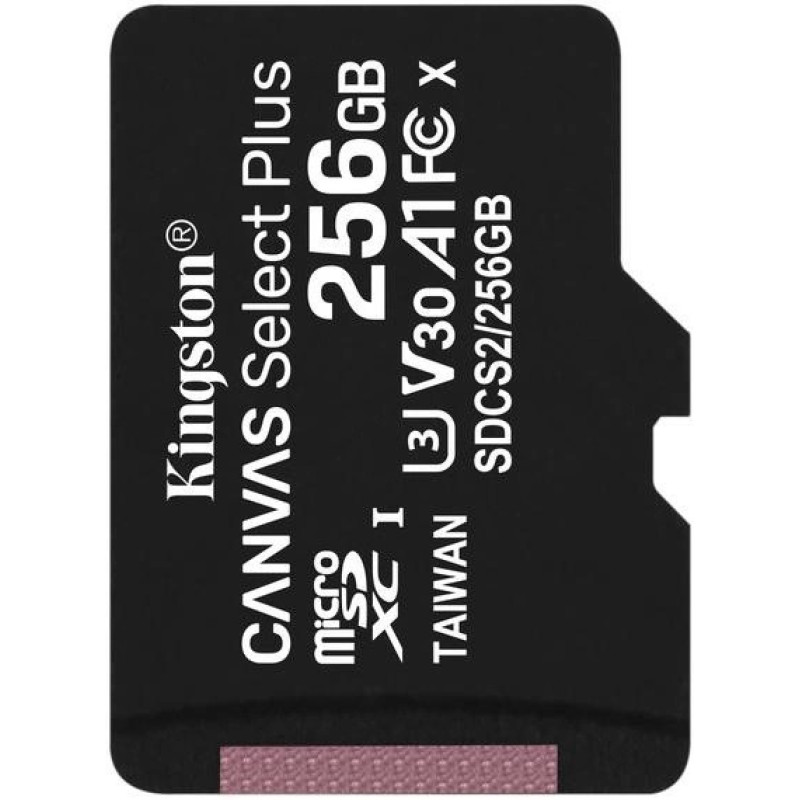 Карта пам'яті microSDXC Kingston Canvas Select Plus 256 GB А1 UHS-1 R150MB/s