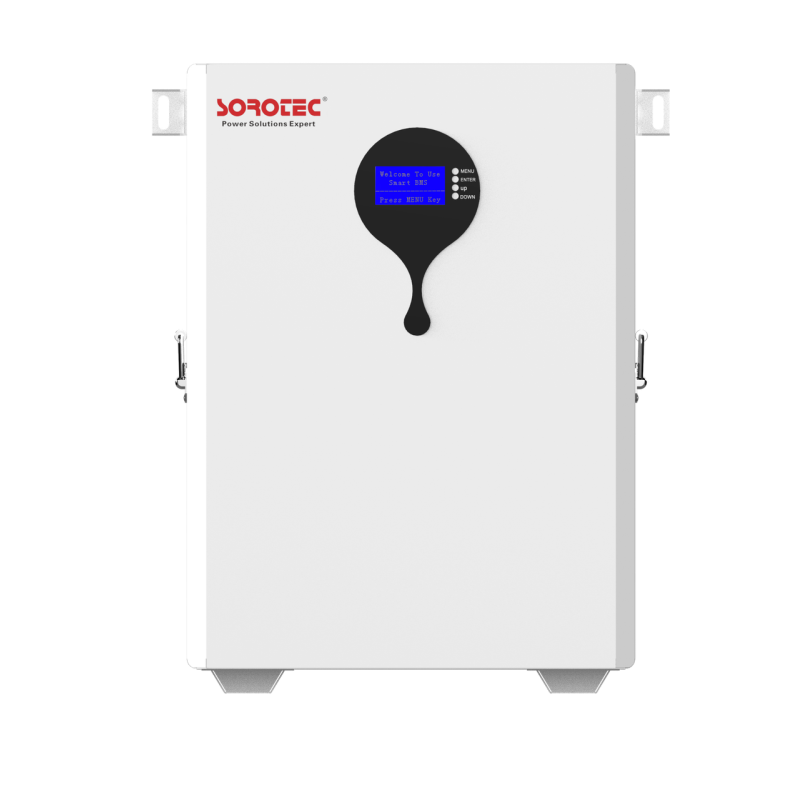 Комплект резервного живлення Sorotec REVO VM IV PRO-T 6kW/48V Wi-Fi з АКБ LiFePO4 51.2V/100Ah wall