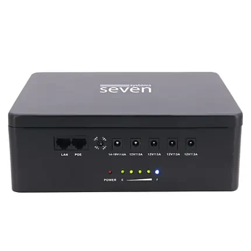 ДБЖ для системи відеоспостереження Seven 6024W з РОЕ