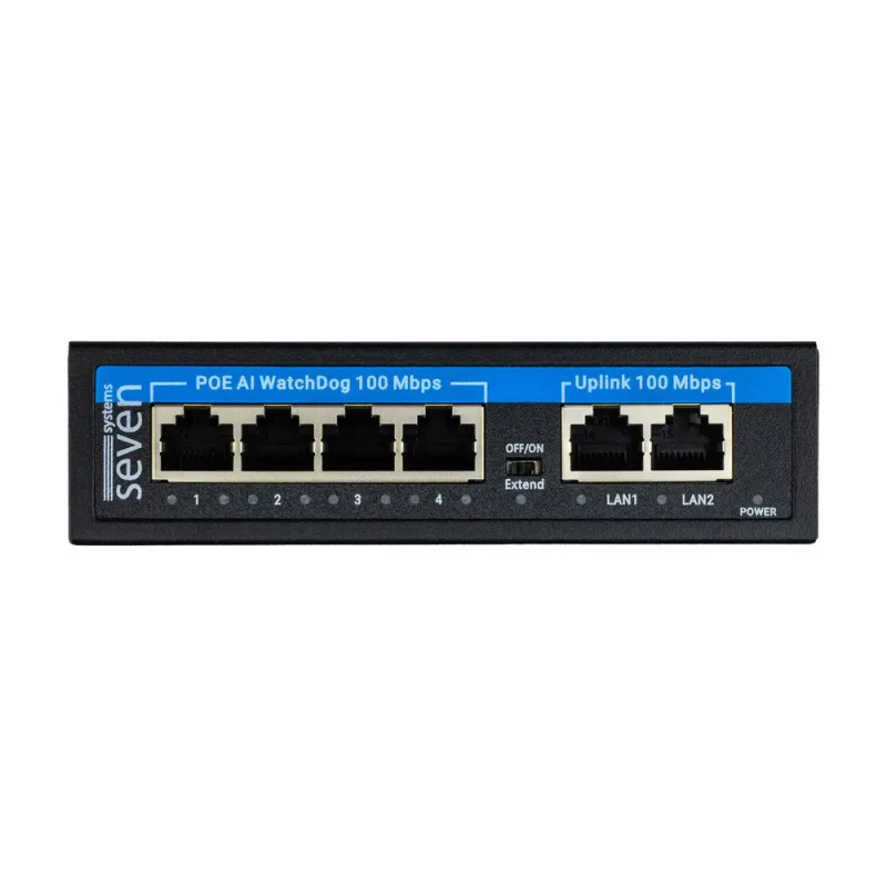 ДБЖ для системи відеоспостереження Seven 6024W з РОЕ