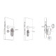 Умный дверной электромоторный замок SEVEN LOCK SL-7772BM