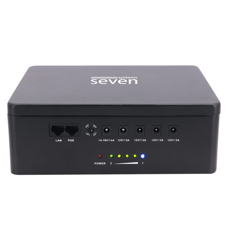 Резервное питание SEVEN-7960 black 60W LiFePO4 с регулировкой выходного напряжения
