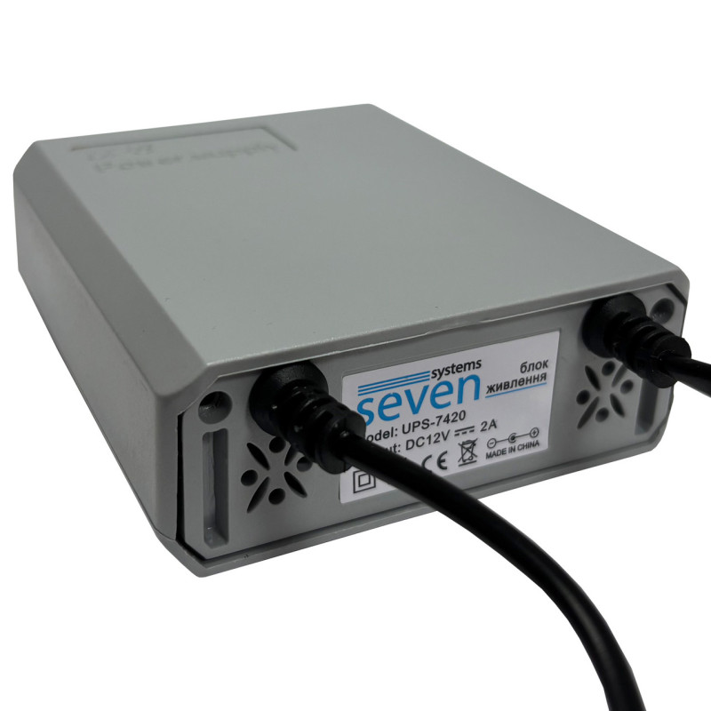 Блок безперебійного живлення 12V/2A SEVEN UPS-7420r для роутера