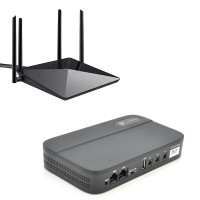 Источник бесперебойного питания для роутера UPS-36W 1036P (12000 мАч)