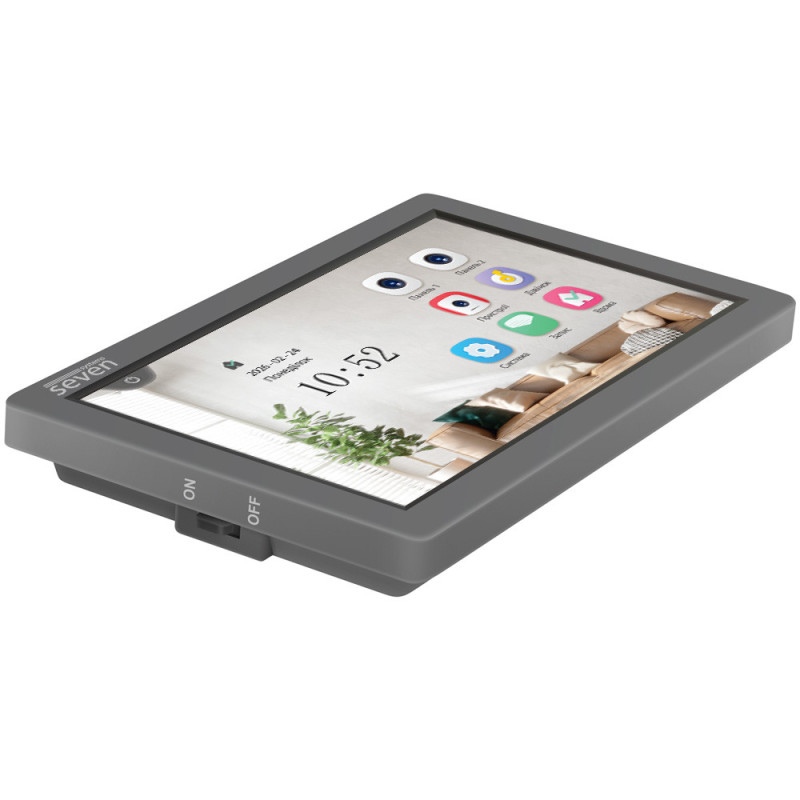 Видеодомофон 7 дюймов SEVEN DP-7570 FHD IPS grey