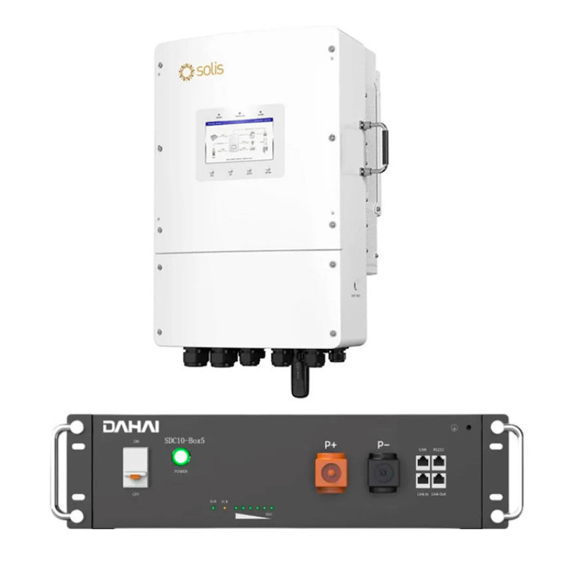 Комплект резервного живлення інвертор Solis 6 кВт з АКБ LiFePO4 100 Аг 5 кВт·год