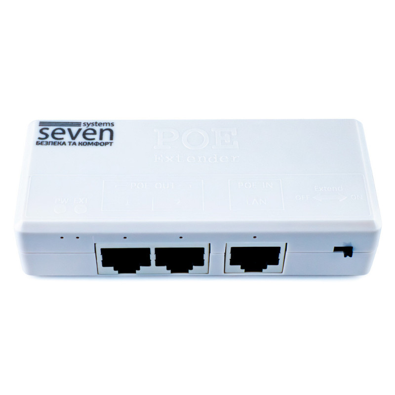 PoE репітер SEVEN P-7312 (POE: 2, UP: 1)