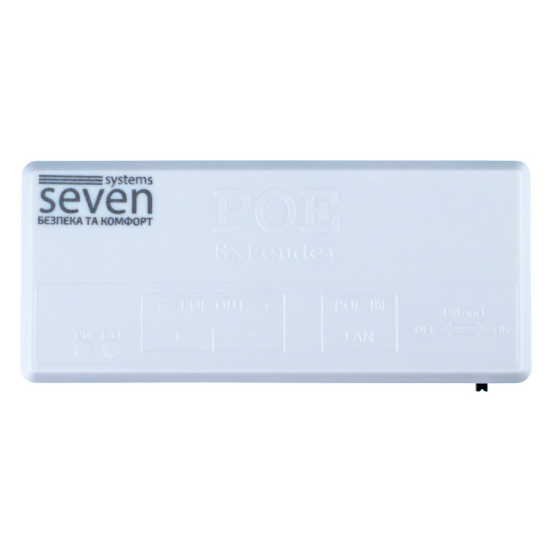 PoE репітер SEVEN P-7312 (POE: 2, UP: 1)