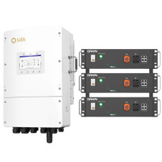 Комплект резервного живлення інвертор Solis 15 кВт 3 фази з АКБ LiFePO4 300 Аг 15 кВт·год