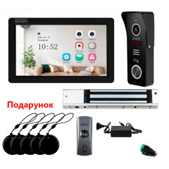 Комплект контроля доступа с магнитным замком 280 кг и домофоном SEVEN KD-7830