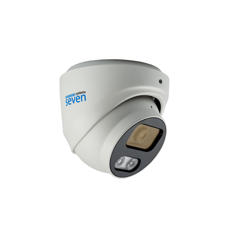 IP-відеокамера 5 Мп SEVEN IP-1015PA-DL white 2,8 мм з розумним подвійним підсвічуванням
