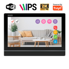 Видеодомофон 7 дюймов с Wi-Fi SEVEN DP-7576-W2K black