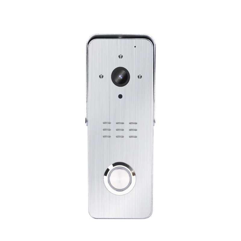 Комплект Wi-Fi домофона 7 дюймов с вызывной панелью SEVEN DP-7576/07Kit white
