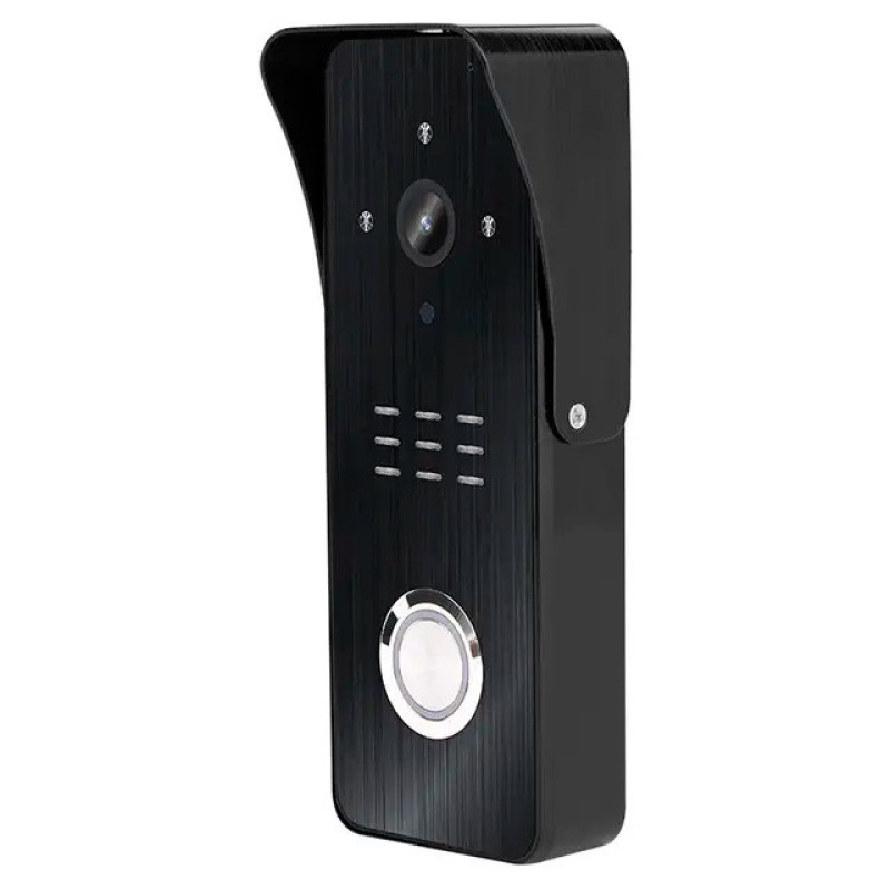 Комплект Wi-Fi домофона 7 дюймов с вызывной панелью SEVEN DP-7576/07Kit black