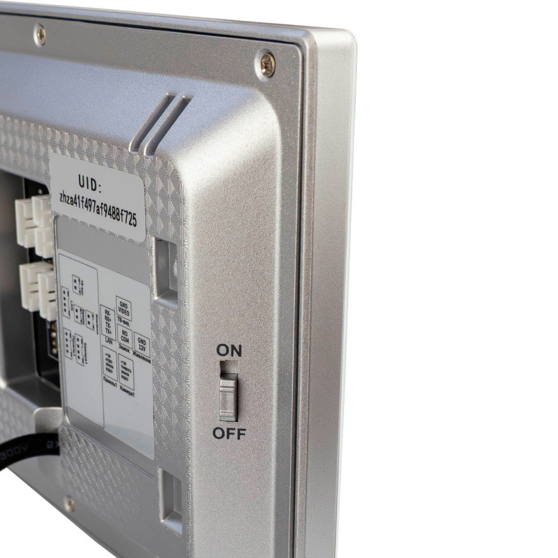 Комплект Wi-Fi домофона 7 дюймов с вызывной панелью SEVEN DP-7576/03Kit white