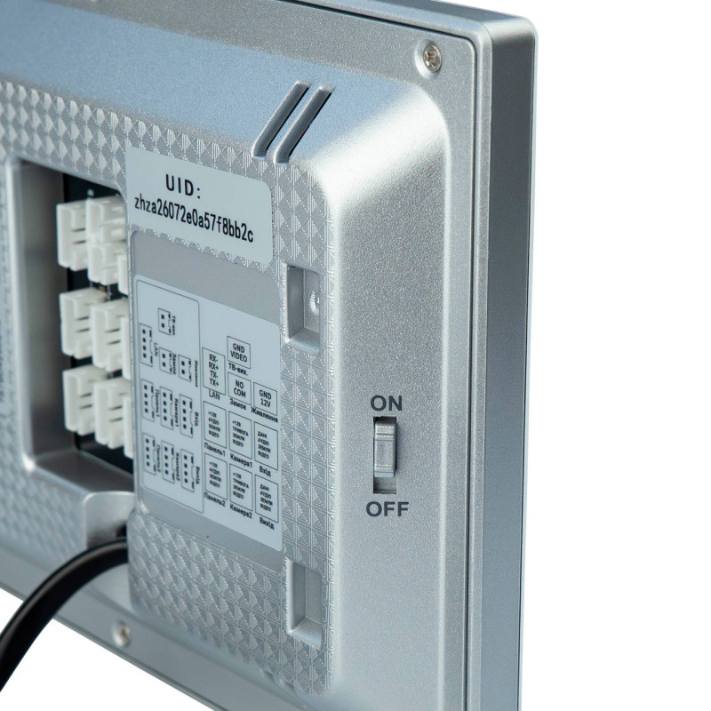 Комплект Wi-Fi домофона 7 дюймов с вызывной панелью SEVEN DP-7579/03Kit white