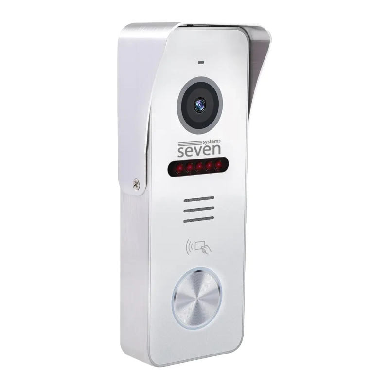 Комплект Wi-Fi домофона 7 дюймов с вызывной панелью SEVEN DP-7579/03Kit white