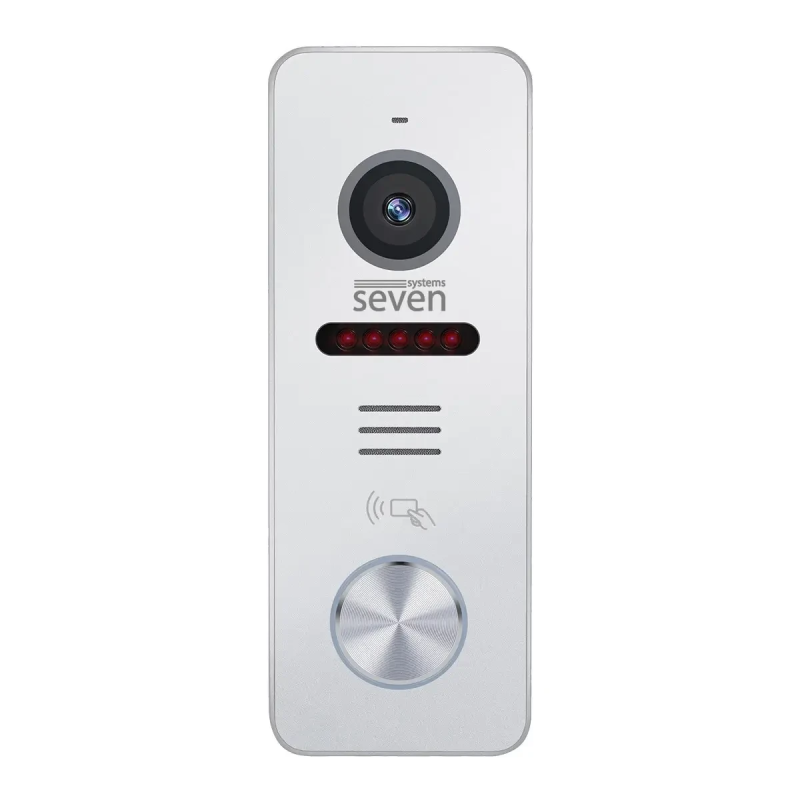 Комплект Wi-Fi домофона 7 дюймов с вызывной панелью SEVEN DP-7579/03Kit white