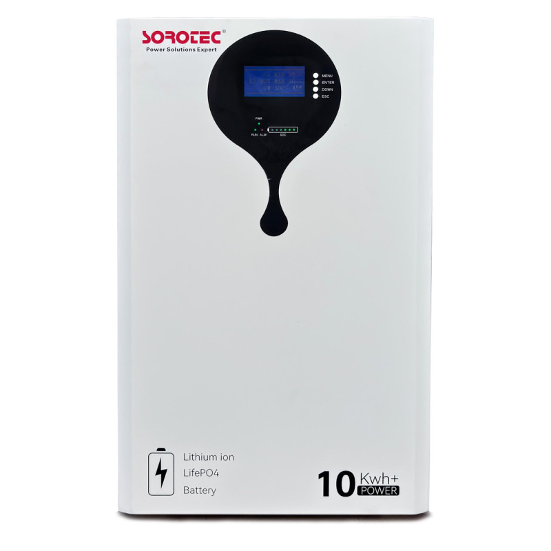 Акумуляторна батарея (АКБ) Sorotec LiFePO4 51,2V/200Ah 10240Wh Wi-Fi настінна
