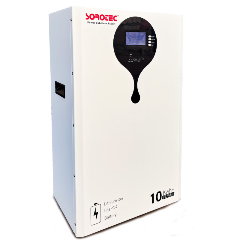 Акумуляторна батарея (АКБ) Sorotec LiFePO4 51,2V/200Ah 10240Wh Wi-Fi настінна