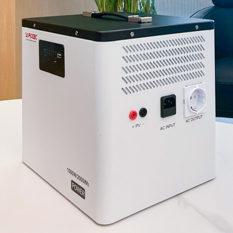 Power station (гібридний інвертор з АКБ) Sorotec REVO MP 1,0KW / 2,0KWh (джерело безперебійного живлення)