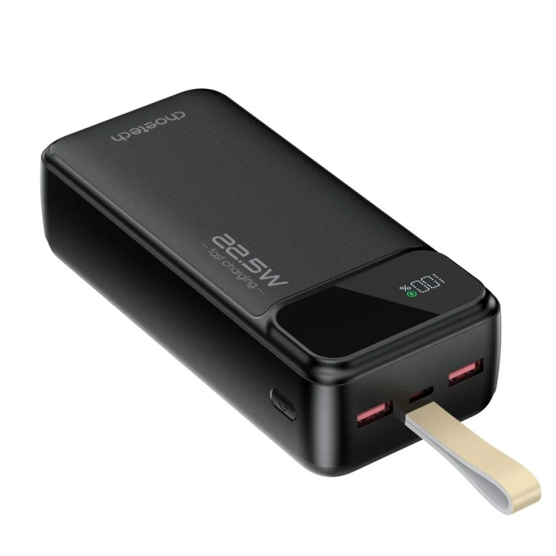Повербанк 30000 mAh Choetech B730 Black 22.5W QC3.0 PD3.0