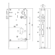 Умный дверной биометрический замок SEVEN LOCK SL-7775BF black