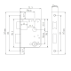 Розумний дверний біометричний замок SEVEN LOCK SL-7740BF grey