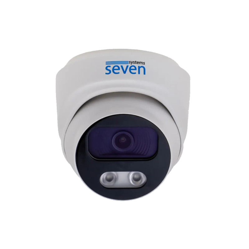 Комплект відеоспостереження на 1 купольну 2 Мп IP-камеру SEVEN KS-7212OW-2MP