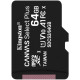 Карта памяти для домофона microSDXC Kingston Canvas Select Plus 64 GB Class 10 А1 UHS-1