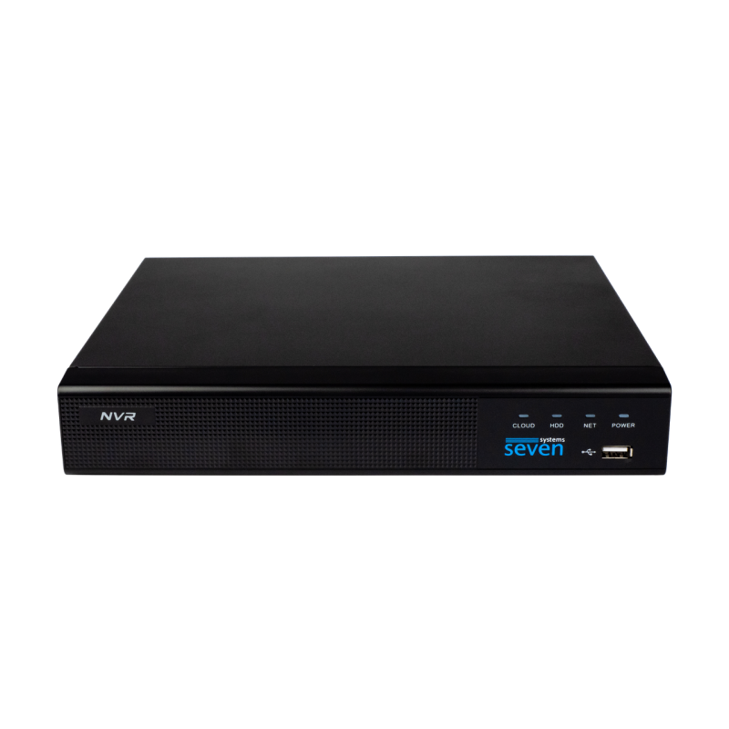 Комплект відеоспостереження на 8 купольних 2 Мп FULL COLOR IP-камер SEVEN IP-7212W8FC-2MP